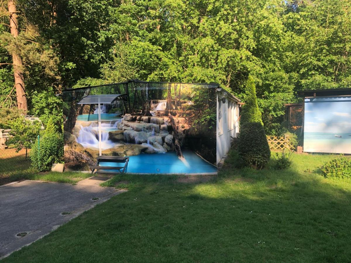 Bungalow am Wald Bernau bei Berlin Exterior foto